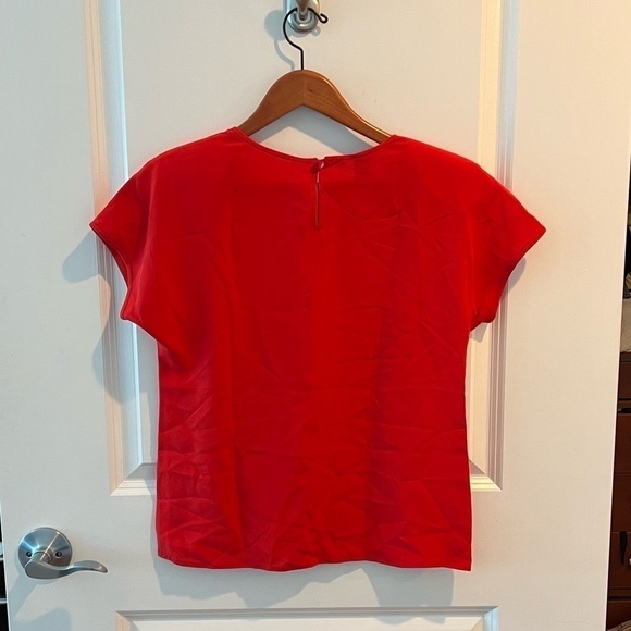 Emanuel Ungaro Parallele Paris Red Blouse - Picture 6 of 11